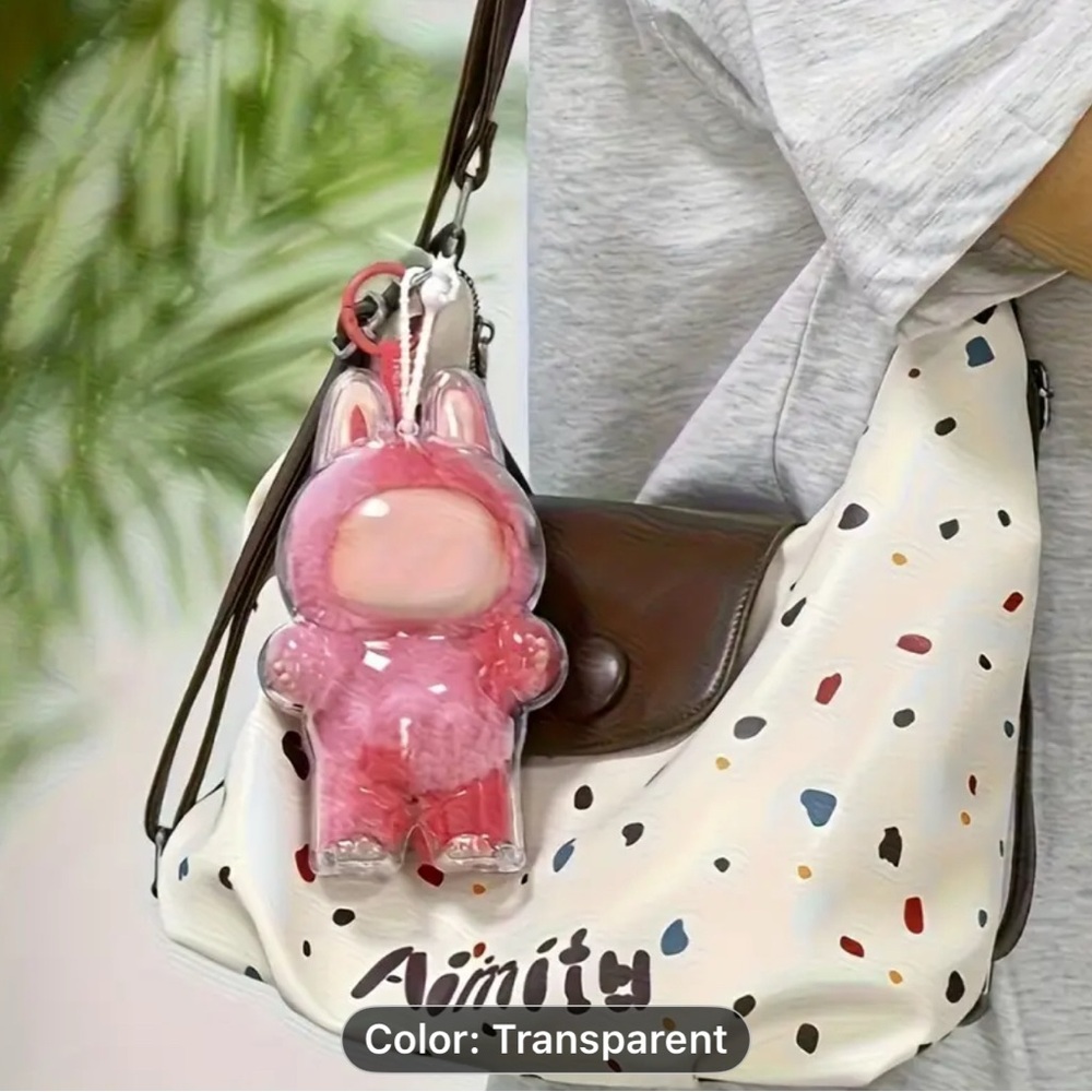 1pc Transparent Protective Case Labubu - Picture 4 of 12